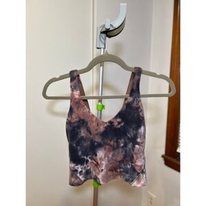 Lululemon Align Bra /‎ Size 4 / Diamond Dye Seashell Smoky Topaz Graphite Grey